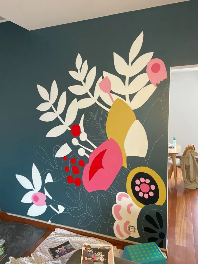 Fresque murale à Gironde